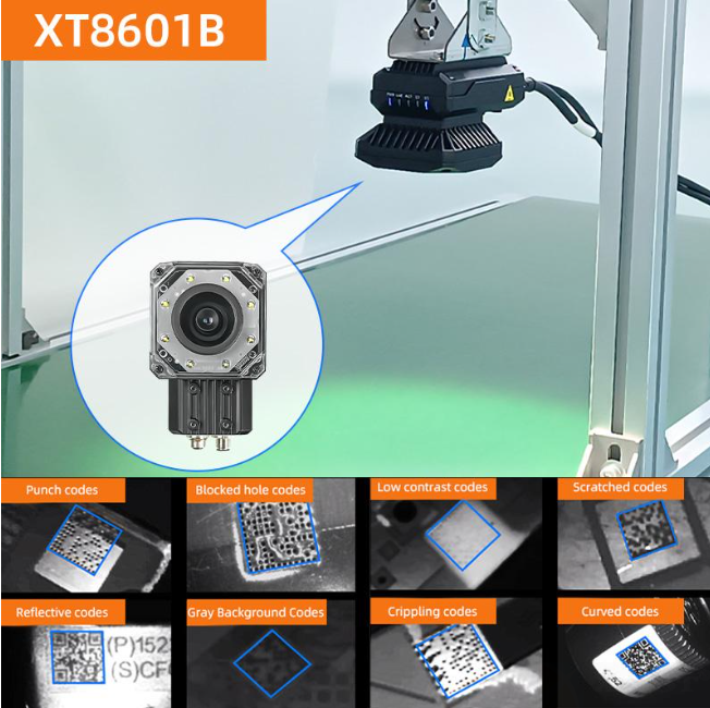 XT8601B：專為復雜條碼識別，600萬像素工業讀碼器
