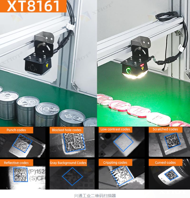 興通物聯流水線二維碼掃描器+生產掃碼校對系統 興通物聯流水線二維碼掃描器+生產掃碼校對系統